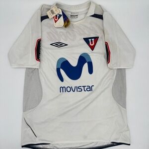 New LDU Quito 2006/2007 Home ORIGINAL Umbro VTG Rare Soccer Jersey (M)